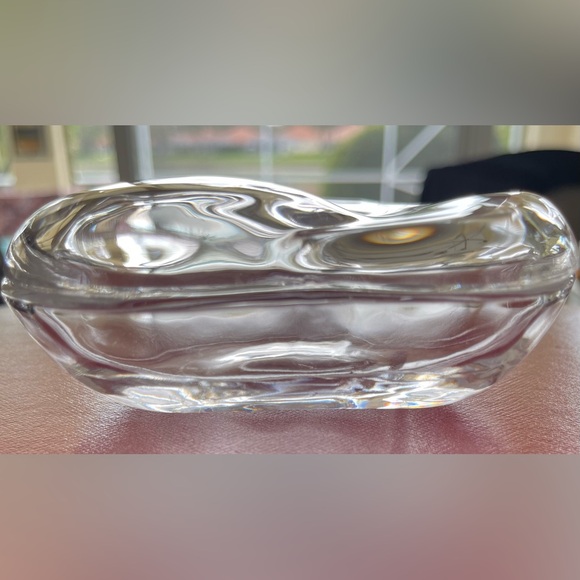 Tiffany & Co. Elsa Peretti Crystal Heart Trinket Jewelry Box 4” Wide - Picture 6 of 9